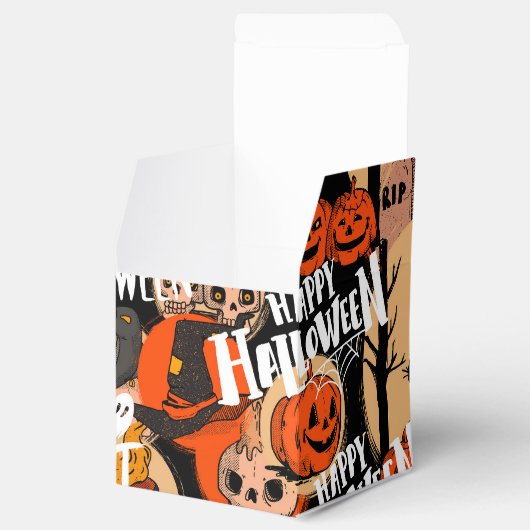 Cute & Scary Halloween Spooky vibes Bedankdoosjes (Geopend)