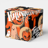 Cute & Scary Halloween Spooky vibes Bedankdoosjes (Achterkant)