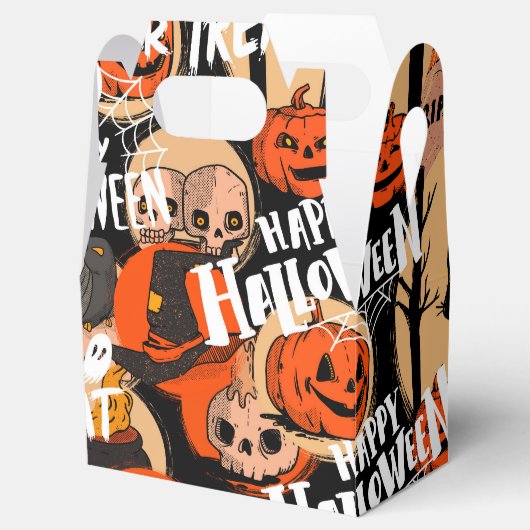 Cute & Scary Halloween Spooky vibes Bedankdoosjes (Geopend)