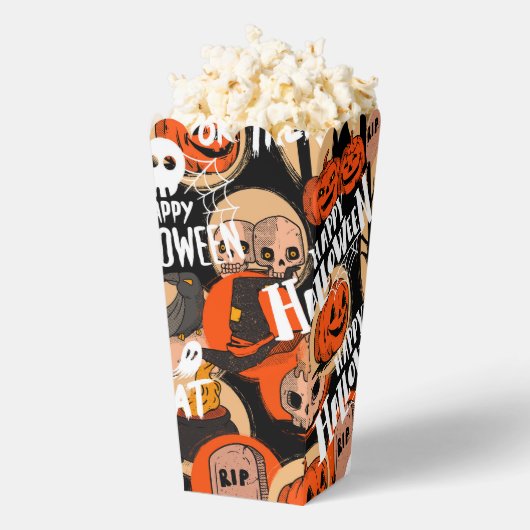 Cute & Scary Halloween Spooky vibes Bedankdoosjes (Popped)