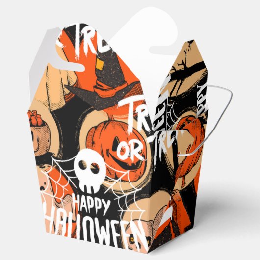 Cute & Scary Halloween Spooky vibes Bedankdoosjes (Geopend)