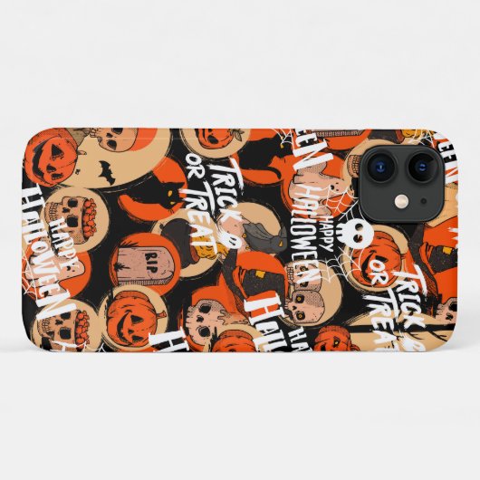 Cute & Scary Halloween Spooky vibes Case-Mate iPhone Case (Achterkant (horizontaal))