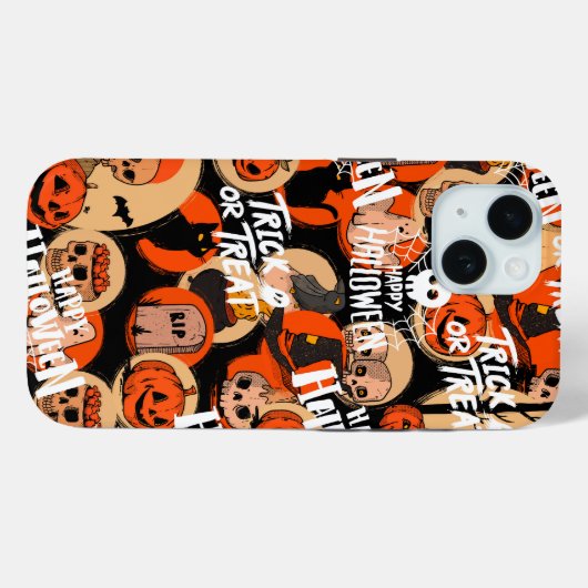 Cute & Scary Halloween Spooky vibes Case-Mate iPhone Case (Achterkant (horizontaal))
