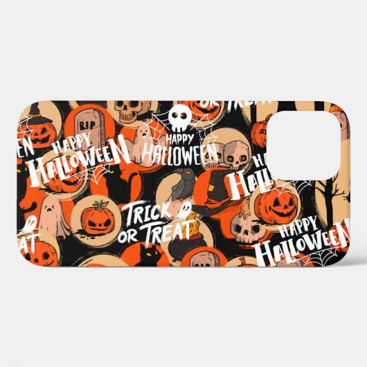 Cute & Scary Halloween Spooky vibes Case-Mate iPhone Case (Achterkant (horizontaal))