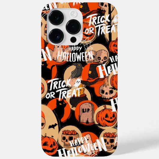 Cute & Scary Halloween Spooky vibes Case-Mate iPhone Case (Achterkant)