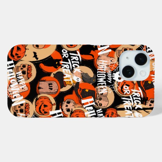 Cute & Scary Halloween Spooky vibes Case-Mate iPhone Case (Achterkant (horizontaal))