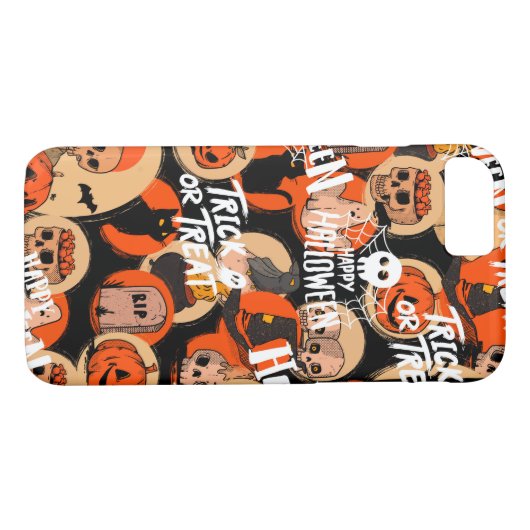 Cute & Scary Halloween Spooky vibes Case-Mate iPhone Case (Achterkant (Horizontaal))