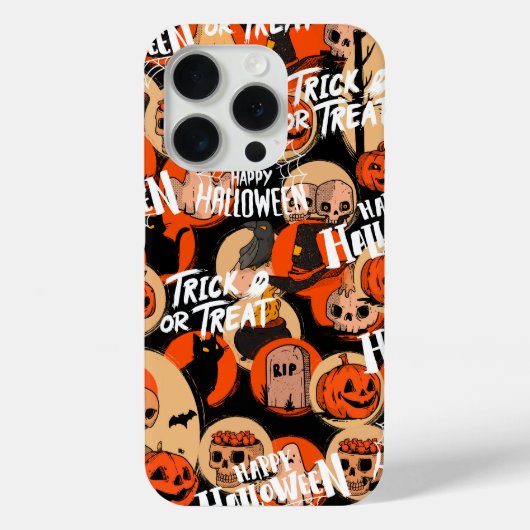 Cute & Scary Halloween Spooky vibes Case-Mate iPhone Case (Achterkant)