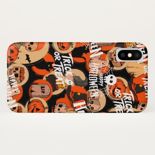 Cute & Scary Halloween Spooky vibes Case-Mate iPhone Case (Achterkant (horizontaal))