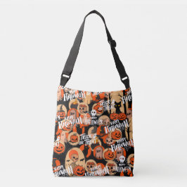  Cute & Scary Halloween Spooky vibes  Crossbody Tas