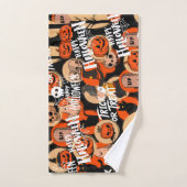  Cute & Scary Halloween Spooky vibes  Handdoek (Handdoek)