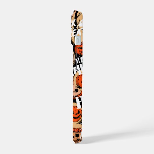  Cute & Scary Halloween Spooky vibes  iPhone 15 Case (Linkerkant)