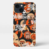 Cute & Scary Halloween Spooky vibes iPhone Hoesje (Achterkant)