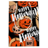 Cute & Scary Halloween Spooky vibes Medium Cadeauzakje (Voorkant)