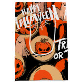 Cute & Scary Halloween Spooky vibes Medium Cadeauzakje (Achterkant)