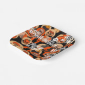 Cute & Scary Halloween Spooky vibes Papieren Bordje (Gebogen)
