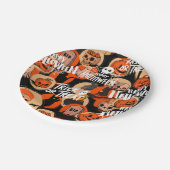 Cute & Scary Halloween Spooky vibes Papieren Bordje (Gekanteld)