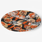 Cute & Scary Halloween Spooky vibes Papieren Bordje (Gekanteld)