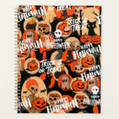  Cute & Scary Halloween Spooky vibes  Planner (Voorkant)