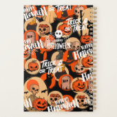 Cute & Scary Halloween Spooky vibes Planner (Achterkant)