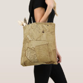 Cute Scatered Book Pages Tote Bag (Dichtbij)