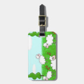 Cute Schaap Kinderen Illustratie Bagagelabel (Voorkant verticaal)