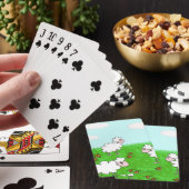 Cute Schaap Kinderen Illustratie Pokerkaarten (Insitu)