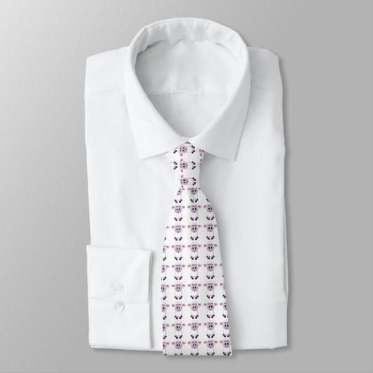 Cute schaap Necktie voor cadeau Stropdas (Gebonden)