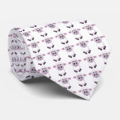 Cute schaap Necktie voor cadeau Stropdas (Opgerold)