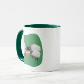 Cute Schaap Pun Design – Shearly Verward Mok (Voorkant links)