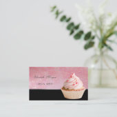 Cute Schattig, Cupcake bakkerij Visitekaartje (Staand voorkant)