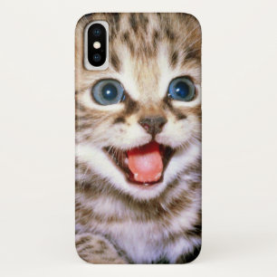 Cute Schattig Fluffy Kitten Case-Mate iPhone Case