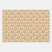 Cute Schattig Kitten Animated Cat Cartoon Big Eyes Inpakpapier Vel (Voorkant 3)