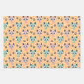 Cute Schattig Kitten Animated Cat Cartoon Big Eyes Inpakpapier Vel (Voorkant 2)