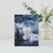 Cute Schattig mystical Unicorn Briefkaart (Staand voorkant)