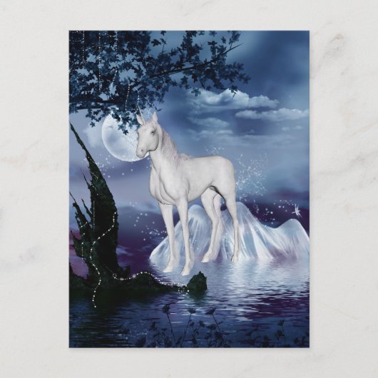 Cute Schattig mystical Unicorn Briefkaart (Voorkant)