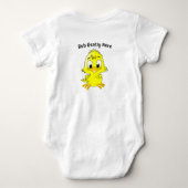 Cute Schattig Panda en Chick Graphic Romper (Achterkant)