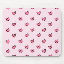 Cute Schattig Valentijnsdag Red Hearts Pattern |