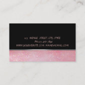 Cute Schattige Elegant Cupcake Visitekaartje (Achterkant)