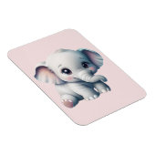 Cute Schattige Kawaii Baby Elephant Magneet (Rechterzijde)