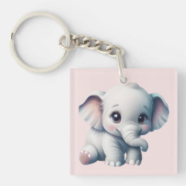Cute Schattige Kawaii Baby Elephant Sleutelhanger
