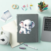 Cute Schattige Kawaii Baby Elephant Sticker (iPad Cover)