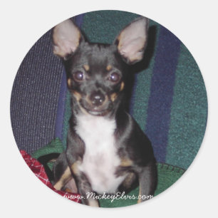 Cute & Schattige MickeyElvis Ronde Sticker