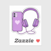 Cute & Schattige Telefoon- & Hoofdtelefoonstickers Sticker (Vel)