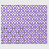 Cute Schedel Halloween Patroon Cadeaupapier (Vlak)