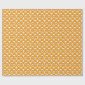 Cute Schedel Halloween Patroon Cadeaupapier (Vlak)