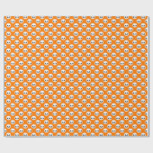 Cute Schedel Halloween Patroon Cadeaupapier (Vlak)