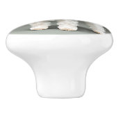 Cute Schnauzer Keramische Knop (Zijkant)