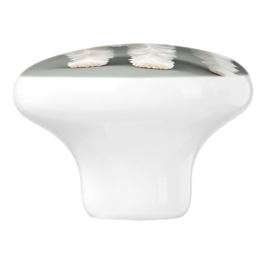 Cute Schnauzer Keramische Knop (Zijkant)