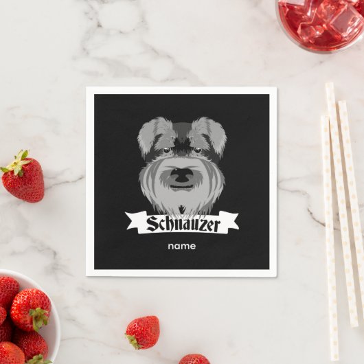 Cute Schnauzer Servet (Insitu)